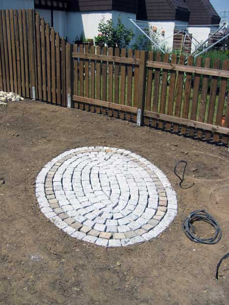 Naturstein-Pflaster Aufbau, verlegen, verfugen, Verlegemuster - U. Bach